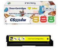 Compatible for Lexmark CS331dw Toner Cartridges Work for Lexmark CS331dw CX331adwe Printers, with Chip, High Yield 4500 Pages, High-Definition Printing (1 Pack Yellow)