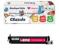 Compatible for Lexmark CS421dn Developer Units Work for Lexmark C2325dw MC2640adwe Printers, with Chip, High Yield 125000 Pages, High-Definition Printing (1 Pack Magenta)