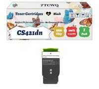 Compatible for Lexmark CS421dn Toner Cartridges Work for Lexmark CX522ade CX622ade CX625adhe Printers, with Chip, High Yield 9500 Pages, High-Definition Printing (1 Pack Black)