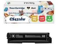Compatible for Lexmark CS431dw Toner Cartridge Work for Lexmark CS331dw CS431dw CX331adw CX431adw Printers, with Chip, High Yield 4500 Pages, High-Definition Printing (1 Pack Black)