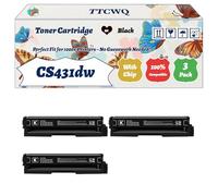 Compatible for Lexmark CS431dw Toner Cartridge Work for Lexmark CS331dw CS431dw CX331adw CX431adw Printers, with Chip, High Yield 4500 Pages, High-Definition Printing (3 Pack Black)