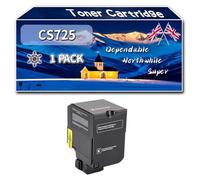 Compatible for Lexmark CS725 Toner Cartridge, Work for Lexmark CS720de CS720dte CS725de CS725dte CX725de CX725dhe Printers (1 Pack Black)
