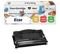 Compatible for Lexmark E120 Toner Cartridge Work for Lexmark E120 E120n Printers, with Chip, High Yield 2000 Pages, High-Definition Printing (1 Pack Black)