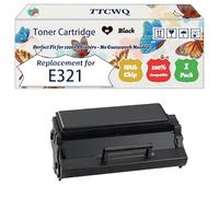 Compatible for Lexmark E321 Toner Cartridge Work for Lexmark E321 E323t E323tn Optra E321 Optra E323 Optra Printers (1 Pack Black)