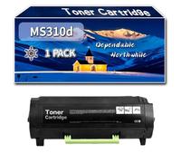 Compatible for Lexmark MS310d Toner Cartridge, Work for Lexmark MS310dn MS310d Printers, Toner Cartridge 50F0HA0 (1 Pack Black)