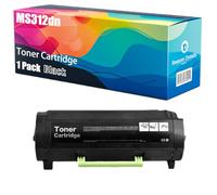 Compatible for Lexmark MS312dn Toner Cartridge MS310d MS310dn MS312dn MS415dn MS510dn MS610de MS610dn MS610dte Printers, High Yield 5000 Pages, Unleash High-Definition Printing (Black)