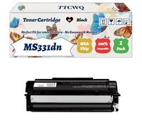 Compatible for Lexmark MS331dn Toner Cartridge Work for Lexmark MS331dn MS431dn MX331adn MX431adn Printers, with Chip, High Yield 3000 Pages, High-Definition Printing (1 Pack Black)