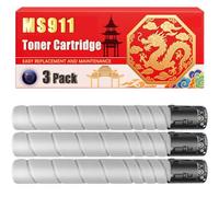 Compatible for Lexmark MS911 MS911 Toner Cartridge Printers, With Chip Large Capacity 32500 Pages (3 Pack Black)