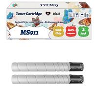 Compatible for Lexmark MS911 Toner Cartridge Work for Lexmark MS911 Printers, with Chip, High Yield 32500 Pages, High-Definition Printing (2-Pack Black)