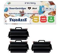 Compatible for Lexmark T650A21E Toner Cartridges Work for Lexmark T650dn T650dtn T650n T654dn T652dn T652dtn T652n T654dtn Printers (3 Pack Black)
