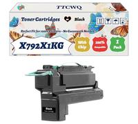 Compatible for Lexmark X792X1KG Toner Cartridges Work for Lexmark X790 Series X792 DE X792 DTE X792 DTFE X792 DTME X792 DTPE X792 DTSE X792 Printers (1 Pack Black)