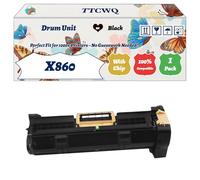Compatible for Lexmark X860 Drum Unit Work for Lexmark X860de 3 X860de 4 X862de 3 X862de 4 X864de 3 X864de 4 Printers, with Chip, High Yield 60000 Pages, High-Definition Printing (1 Pack Black)