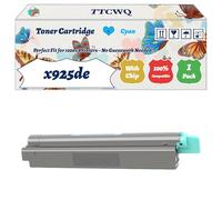 Compatible for Lexmark x925de Toner Cartridge Work for Lexmark C925de C925dte X925de Printers, with Chip, High Yield 8500 Pages, High-Definition Printing (1 Pack Cyan)
