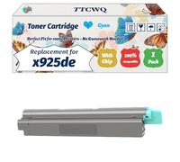 Compatible for Lexmark x925de Toner Cartridge Work for Lexmark C925de C925dte X925de Printers, with Chip, High Yield 8500 Pages, High-Definition Printing (1 Pack Cyan)