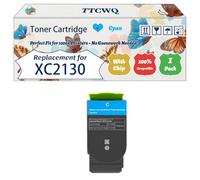 Compatible for Lexmark XC2130 Toner Cartridge Work for Lexmark XC2130 XC2132 Printers, with Chip, High Yield 6000 Pages, High-Definition Printing (1 Pack Cyan)