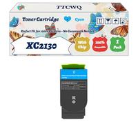 Compatible for Lexmark XC2130 Toner Cartridge Work for Lexmark XC2130 XC2132 Printers, with Chip, High Yield 6000 Pages, High-Definition Printing (1 Pack Cyan)