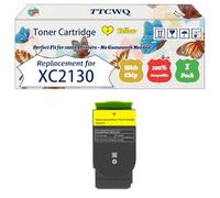 Compatible for Lexmark XC2130 Toner Cartridge Work for Lexmark XC2130 XC2132 Printers, with Chip, High Yield 6000 Pages, High-Definition Printing (1 Pack Yellow)