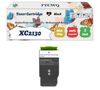 Compatible for Lexmark XC2130 Toner Cartridge Work for Lexmark XC2130 XC2132 Printers, with Chip, High Yield 6000 Pages, High-Definition Printing (1 Pack Black)