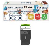 Compatible for Lexmark XC2130 Toner Cartridge Work for Lexmark XC2130 XC2132 Printers, with Chip, High Yield 6000 Pages, High-Definition Printing (1 Pack Black)