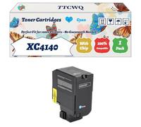 Compatible for Lexmark XC4140 Toner Cartridges Work for Lexmark XC4140 XC4143 XC4150 XC4153 Printers, with Chip, High Yield 30000 Pages, High-Definition Printing (1 Pack Cyan)