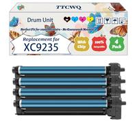 Compatible for Lexmark XC9235 Drum Unit Work for Lexmark CX923dte CX923dxe CX924dte CX924dxe CX924ndte Printers, with Chip, High Yield 100000 Pages, High-Definition Printing (4-Pack BK/C/M/Y)