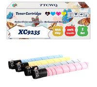 Compatible for Lexmark XC9235 Toner Cartridge Work for Lexmark XC9235 XC9245 XC9265 Printers, with Chip, High Yield 30000 Pages, High-Definition Printing (4-Pack BK/C/M/Y)