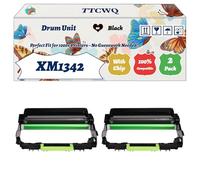 Compatible for Lexmark XM1342 Drum Unit Work for Lexmark MX 431 adn MX 431 adw MX 431 dn MX 431 Series MX 432 adwe XM 1342 XM Printers (2-Pack Black)