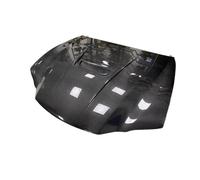 Compatible For Lexus GS350 GS300 GS450 GS460 2012-2020 Carbon Fiber Front Engine Hood Vent Protector Spoiler Cover(Single sided carbon)