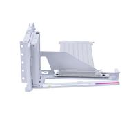 Compatible for Lian-Li ATX Vertical GPU Holder Kit, Multi-Direction Adjustment, PCIe 5.0 x16 200mm Riser Cable(White)