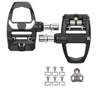 Compatible for Look KEO, Road Bike Clipless Pedals (Carbon Nylon Ultralight Self-Locking)(CT-4.5DEGREE-Set)