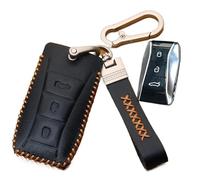 Compatible For Lotus EMIRA Top Leather Key Case Remote Control Fob Shell Protective Case Car Keychain Keyring Accessories(Style 4)