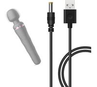 Compatible for Lovense Domi 2 Charger, Lamshaw DC USB Charging Cable Replacement for Lovense Domi 2 Smart Muscles Trainer (Black)