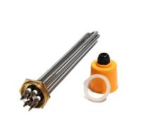 Compatible for LUJINXUN，Electric Immersion Tubular Heating Element Thread DN32 41mm DN40 47mm DN50 58mm 3-12KW(DN32 41mm,4.5KW 220mmL)