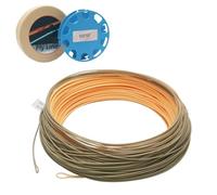 Compatible For Maximumcatch WF3F-8F Single Handed Spey Floating Fly Line 90ft Peach Camo(WITH BOX AND SPOOL_7.0)