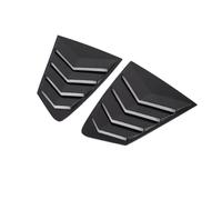 Compatible For Mazda 3 Hatchback Sedan 2019 2020 2021 2022 2023 Rear Triangle Window Louvers Vent Cover Shutter Trim Frame Car Accessories(Sedan Carbon Black)