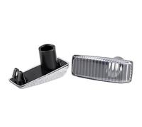 Compatible for Mercedes Benz C E S SL CLASS W201 190 W202 W124 W140 R129 Side Marker Light Turn Lamps Cover(2xClear lens No bulb)