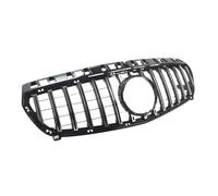 Compatible For Mercedes Benz W176 A-Class A180 A200 A250 A45 AMG Front Bumper Mesh Grille GTR Style 2013 2014 2015 2016 2017 2018(2013-2015 Silver)