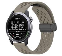 Compatible for Mibro GS Explorer S Bands, Lamshaw Quick Release Breathable Soft Silicone Sport Band Replacemet Straps Compatible with Mibro GS Explorer S, Pro 2, Active 2 Watch,etc (Space Brown, 22mm)