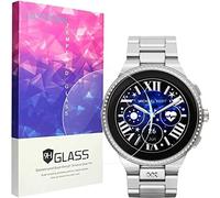 Compatible for Michael Kors Gen 6 Camille Smartwatch Screen Protector, [3 Pack] 9H Tempered Glass Screen Protector Film Compatible for Michael Kors Gen 6 Touchscreen Smartwatch (Glass-3 pack)