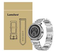 Compatible for Michael Kors Sofie Band, Blueshaw Jewelry Metal Rhinestone Diamond Bling Compatible for Michael Kors Access Sofie Touchscreen Smartwatch (Silver)