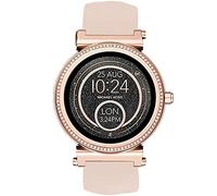 Compatible for Michael Kors Sofie Band, Lvbu Sport Silicone Replacement Strap for Michael Kors Access Sofie Smartwatch (Pink)