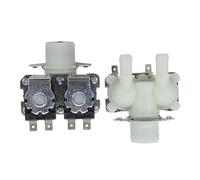Compatible For Midea, Compatible For Haier, Washing Machine 1 In 2 Out Solenoid Water Inlet Valve FPS-180A Double Nozzle Head