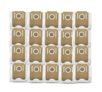 Compatible For Midea S8 S8+，Vacuum Cleaner Replaceable Spare Part Dust Bag Main Side Brush HEPA Filter Mop Cloth Cleaning Tools Rolling Brush (Color : Dust bag 20pcs)