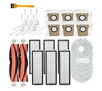 Compatible For Mijia B116 Main Side Brush Mop Filter Dust Collection Bag Compatible For Dream L10s L10s Compatible For Mijia B113CN B101CN (Color : Set27)