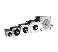 Compatible for Mini Nema 8/11/14/15/17/23 Hollow Shaft Stepper Motor Cnc Double Hollow Shaft Step Motor Shaft Diameter 5/8mm Hole 3/4.2mm(35X32mm Nema14)