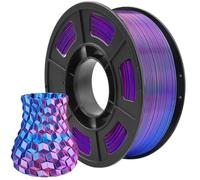 Compatible for Most FDM 3D Printers, PLA Filament 1.75mm, Dual Color Blue Purple, 250 Gram Spool (0.55 Lbs)