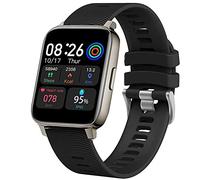 Compatible for Motast 1.69" Smartwatch Band, onetuo Sport Silicone Replacement Straps Compatible for MuGo P36A / AGPTEK 1.69" / Togala Smartwatch/Doubc Smart Watch (Black)