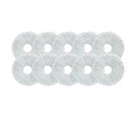 Compatible for Mova ，E40 Ultra 10pcs Mop Pads with 10pcs Dust Bags Robot Vacuum Cleaner Home Improvement Cleaning Tools Accessories Kit Mop Replacement pad