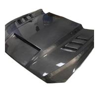 Compatible For Mustang 2015 2016 2017 2018 2019 2020 2021 2022 Real Carbon Fiber Car Front Engine Hood Vent Cover(Double Layer Carbon)