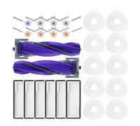 Compatible for Narwal,Freo X Ultra / J4 / J4 Lite Robot Vacuum Spare Parts Main Side Brushes Mop Cloths Filters Accessories(S)